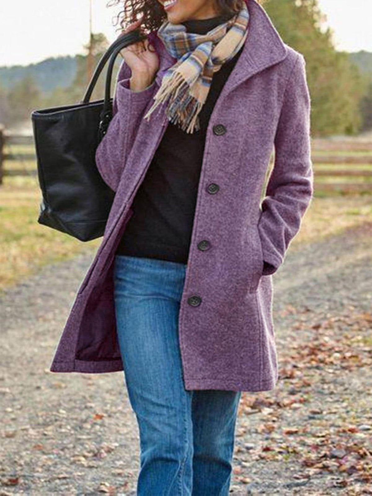 Manteau Long pour Femmes Style Décontracté 1
