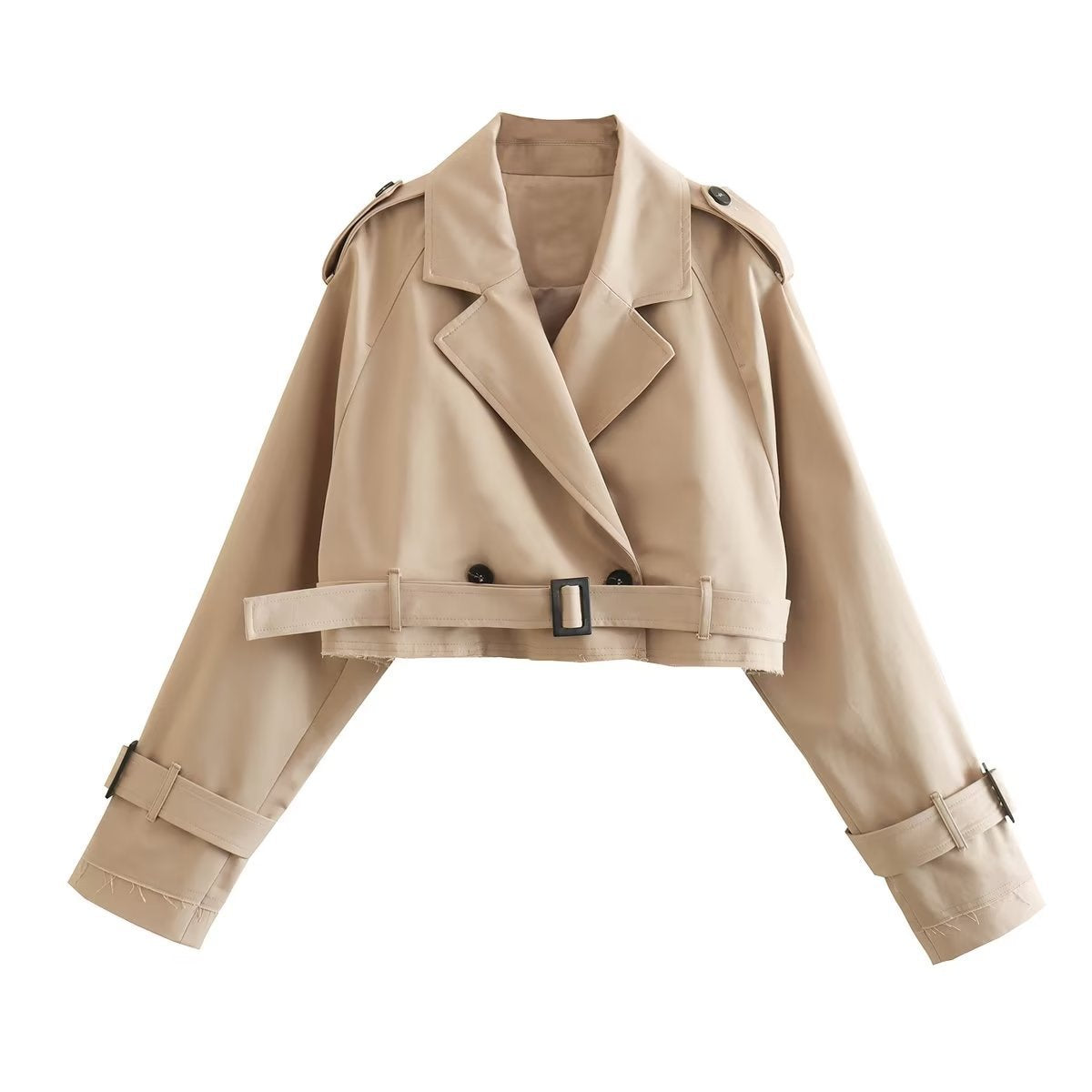 Manteau Trench Court pour Femme 6