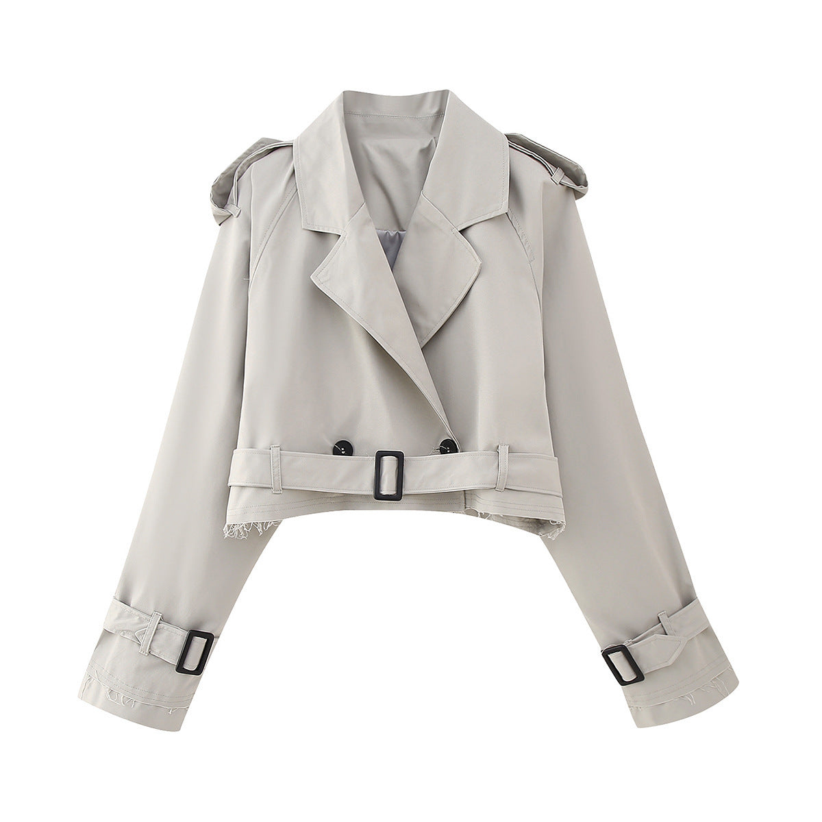 Manteau Trench Court pour Femme 7