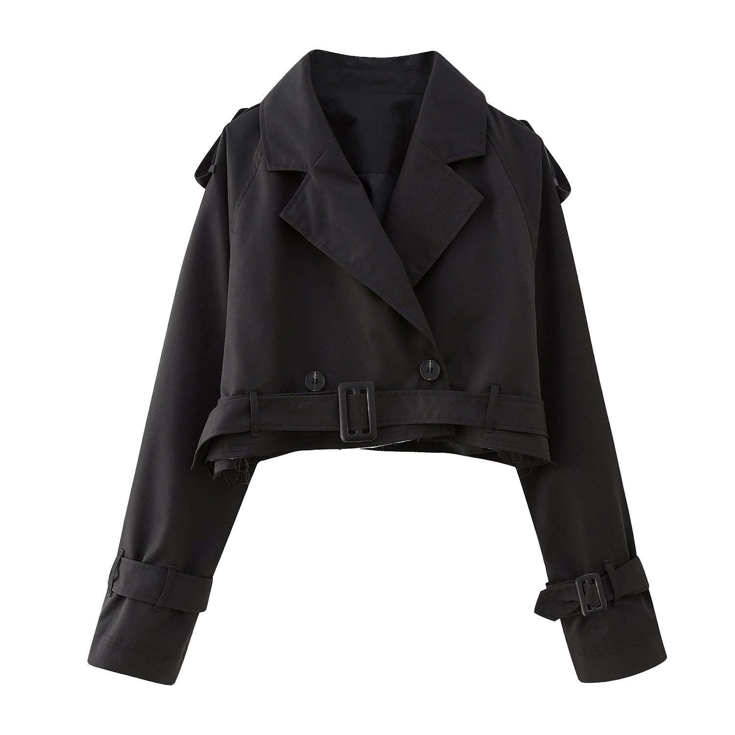 Manteau Trench Court pour Femme 8
