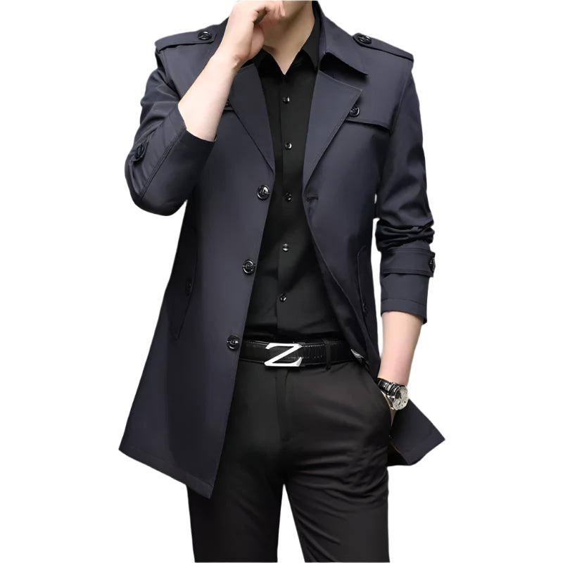 Manteau Trench Femme Chic en Polyester 0