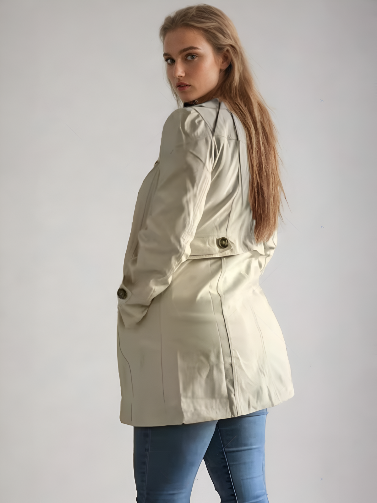 Manteau Trench Femme Design Moderne 3