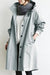 Manteau Trench Imperméable Femme Long Mi-Mollet Avec Capuche 1