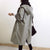 Manteau Trench Imperméable Femme Long Mi-Mollet Avec Capuche 5