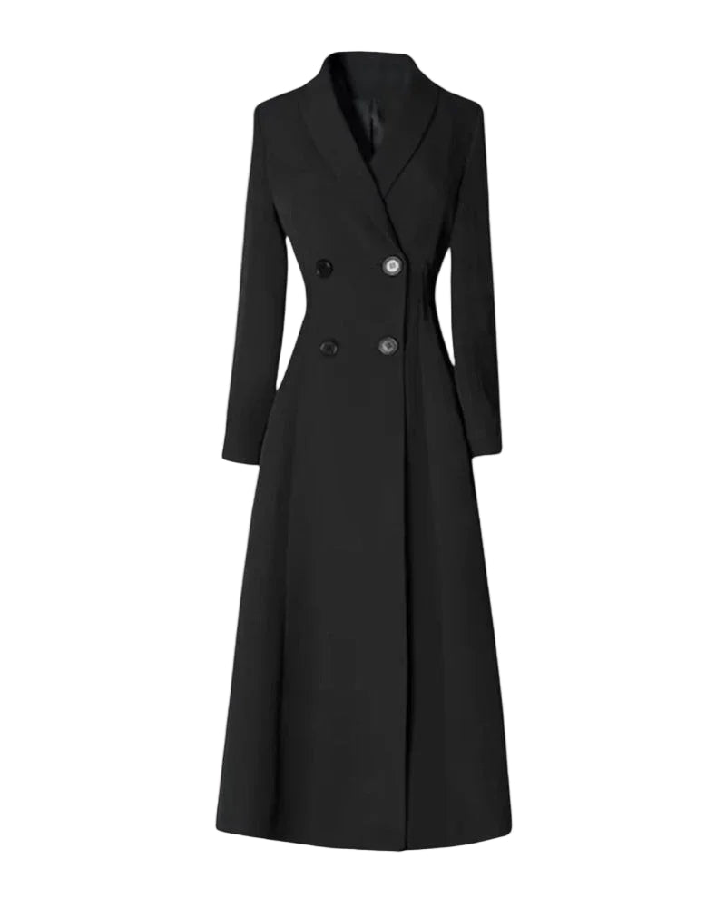 Manteau Trench Long pour Femme Chic 0