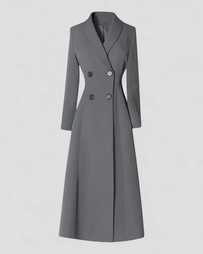 Jayley - Trench-coat en daim synthétique - Lilas Jayley - Trench-coat en daim synthétique - Lilas