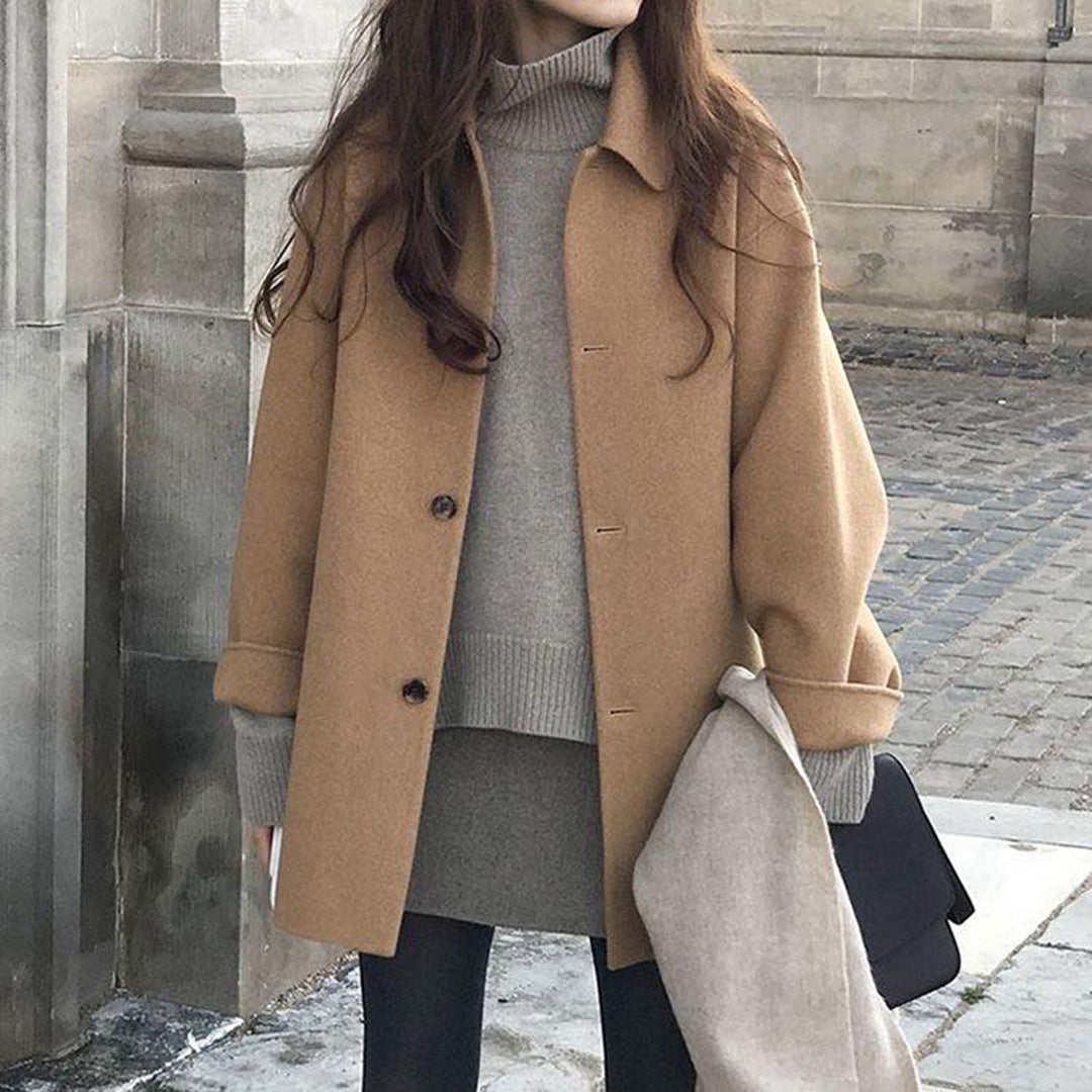 Manteau d'Automne Femme Chic 0