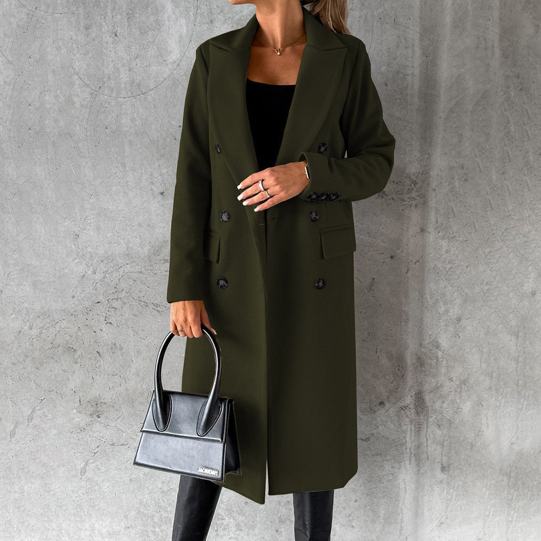 Manteau d'Hiver Femme Chic Confortable Tissu de Qualité 4