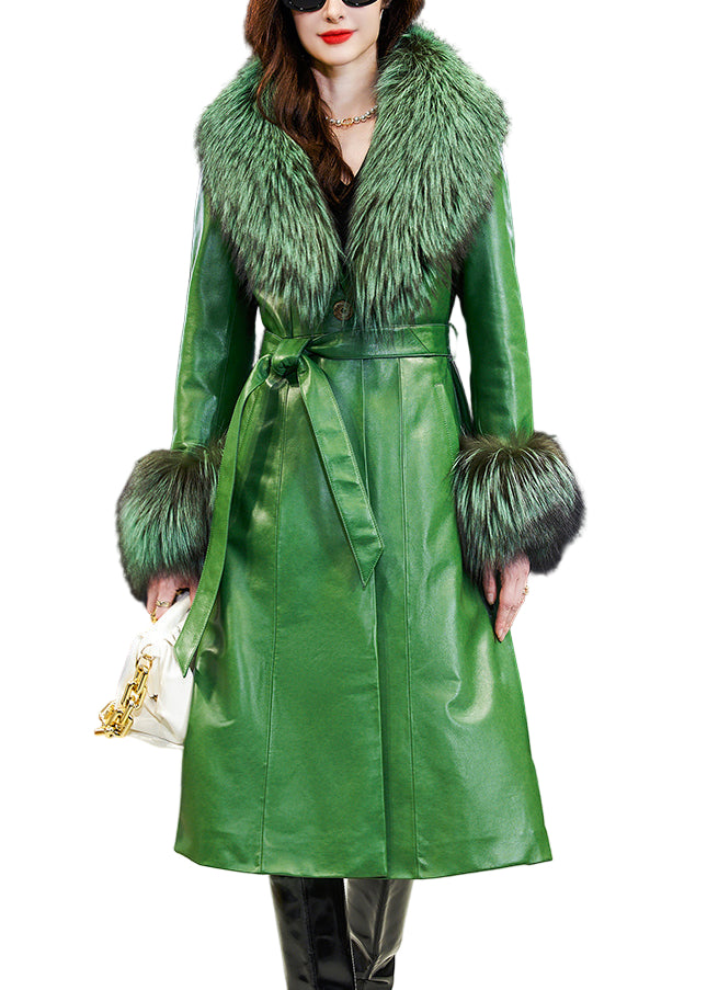 Manteau d'Hiver Femme avec Col Détachable 2