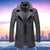 Manteau d'Hiver Homme Tweed À Deux Pièces Ajusté 8