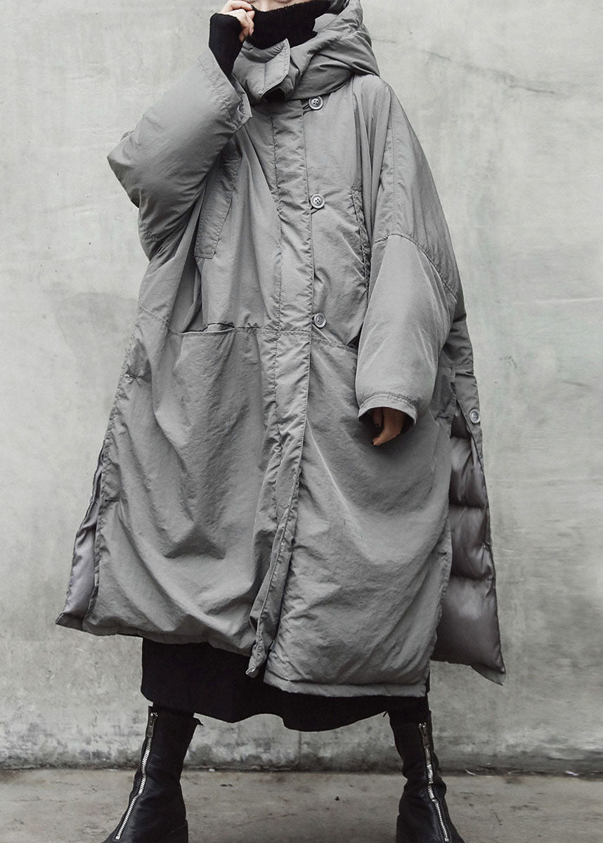 Manteau d'Hiver à Capuche Vintage pour Femme 0