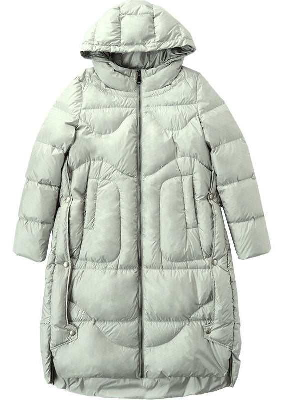 Manteau d&#39;Hiver à Capuche pour Femme Design Ample 4