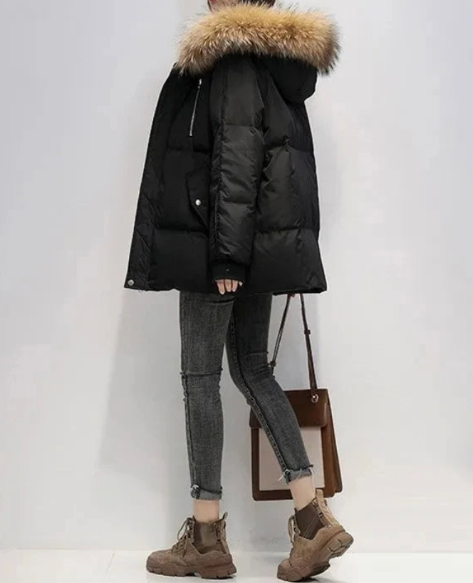 Manteau d'Hiver avec Capuche pour Femme 2