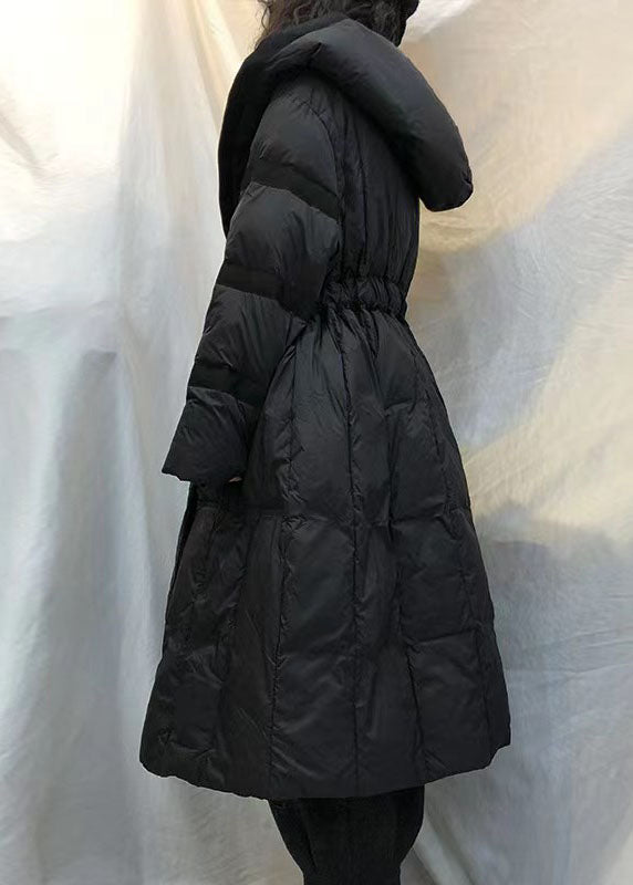 Manteau d'hiver à capuche avec ceinture 2