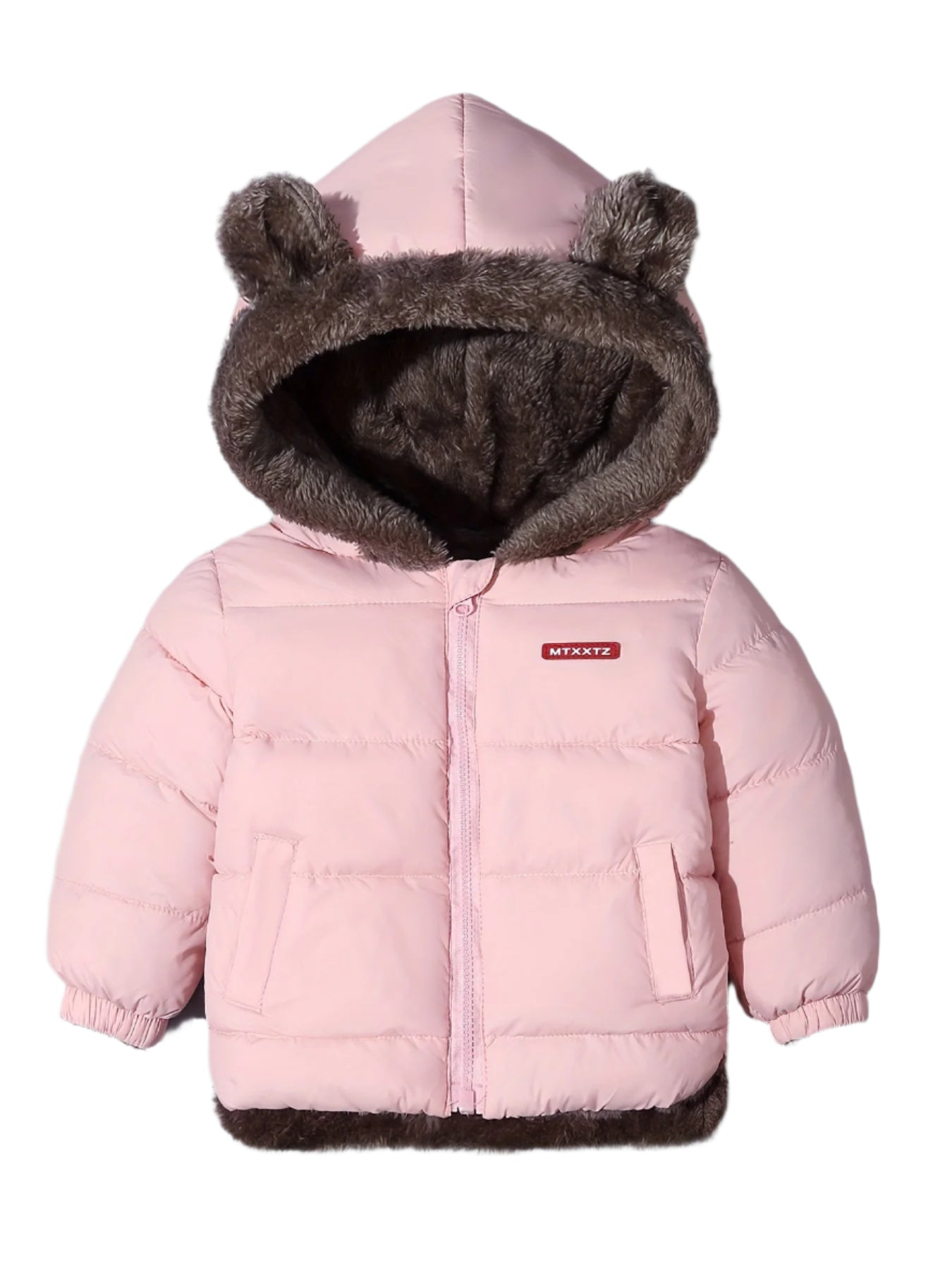 Manteau d'hiver pour enfants avec motif d'ours 3