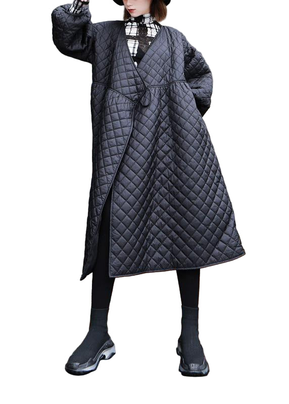 Manteau d'hiver pour femmes Parka Oversize à Manches Lanternes 0