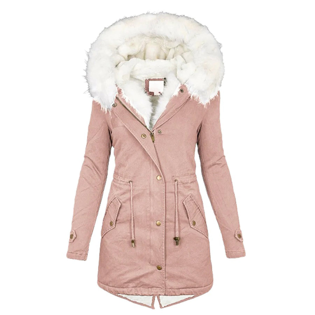 Manteau d'hiver pour femmes avec doublure chaude 4