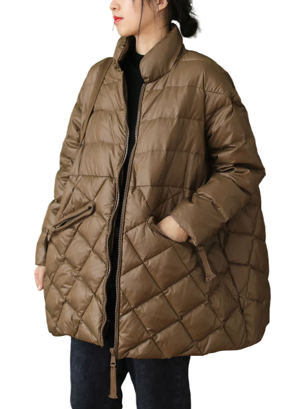 Manteau d&#39;hiver pour femmes avec poches zippées 0