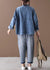 Manteau en Denim à Col Montant pour Femmes 3