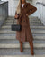 Manteau en Laine Femme Double Boutonnage Classique 2