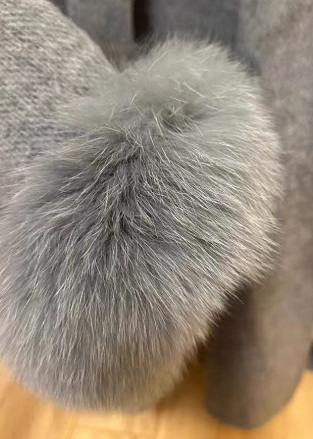 Manteau pour femme à col en V avec poches et ceinture à manches longues 4