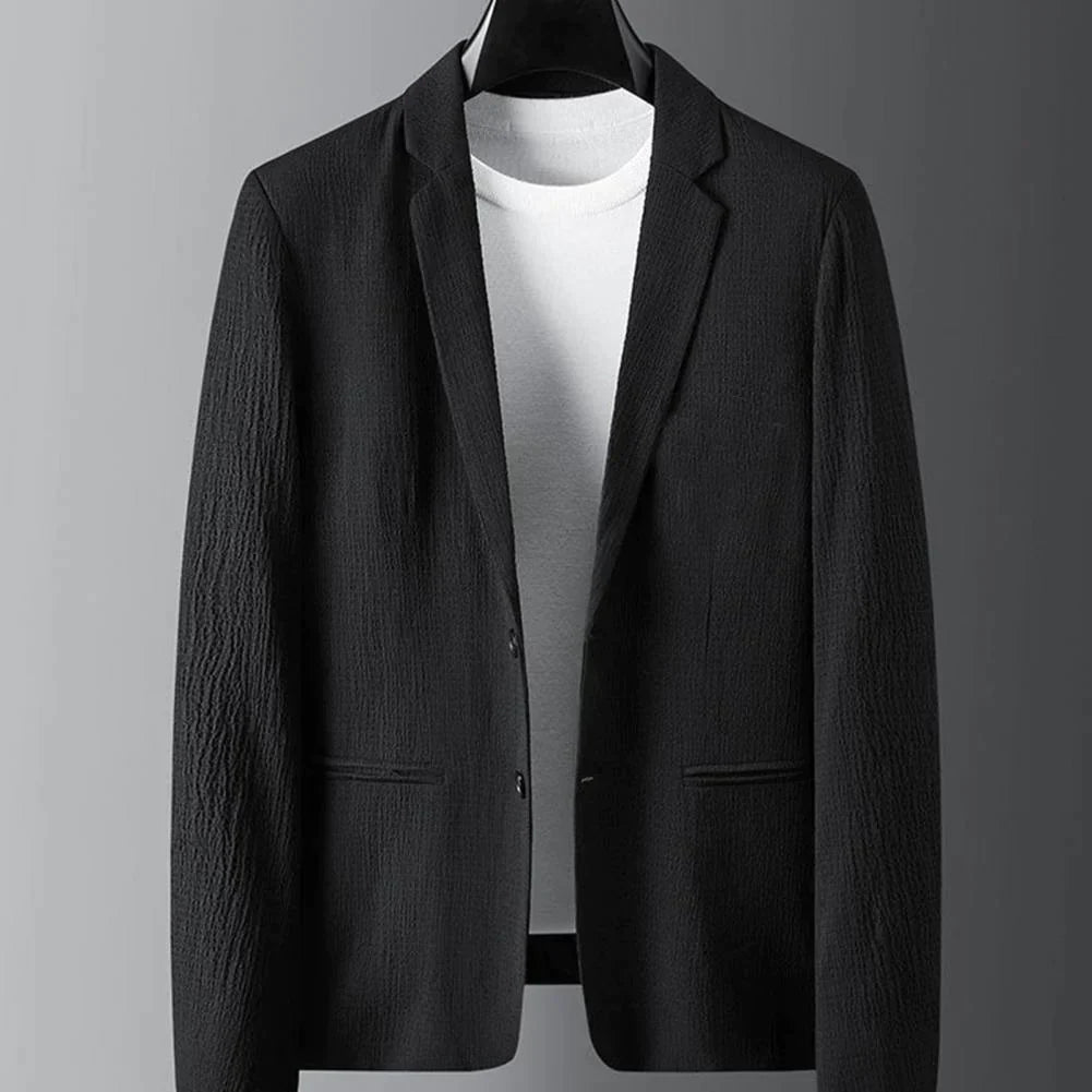 Costume Homme Décontracté avec Blazer et Pantalon en Tissu de Haute Qualité-4