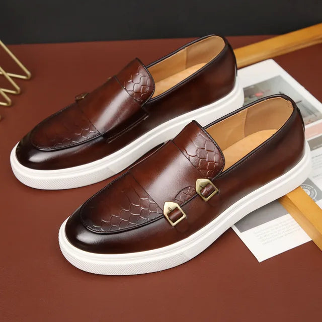 Mocassins pour Hommes Élégants en Cuir Artificiel 3