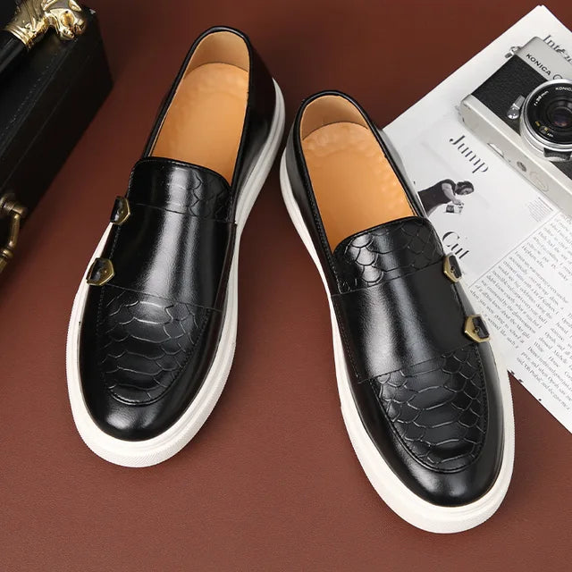 Mocassins pour Hommes Élégants en Cuir Artificiel 1
