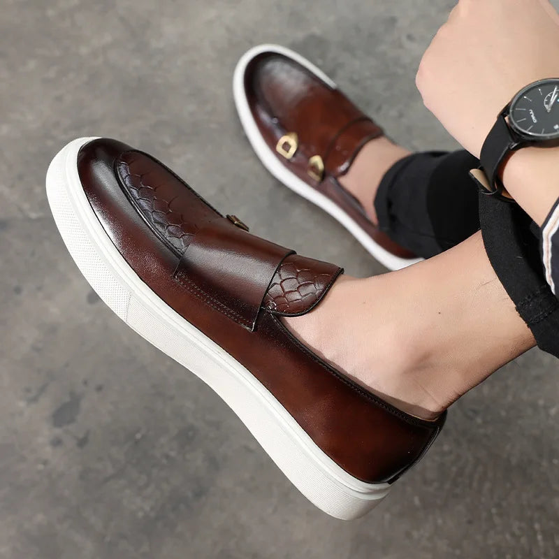 Mocassins pour Hommes Élégants en Cuir Artificiel 4