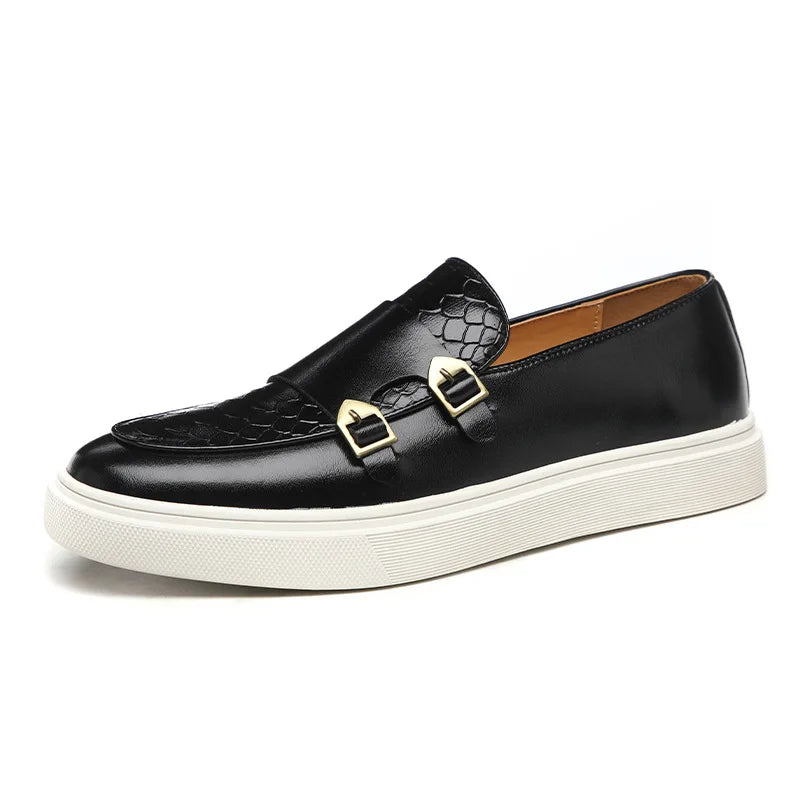 Mocassins pour Hommes Élégants en Cuir Artificiel 2