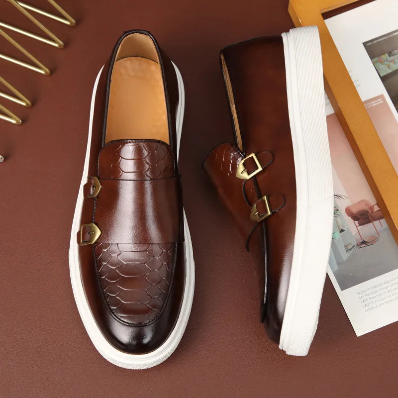 Mocassins pour Hommes Élégants en Cuir Artificiel 5
