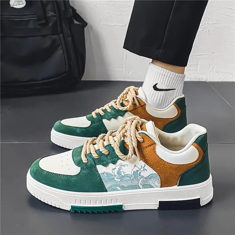 Variant image for Chaussures pour Hommes Élégantes en Cuir Véritable-43