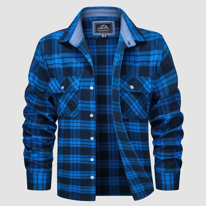 Variant image for Chemise Homme Flanelle Douce Élégante Confortable-41