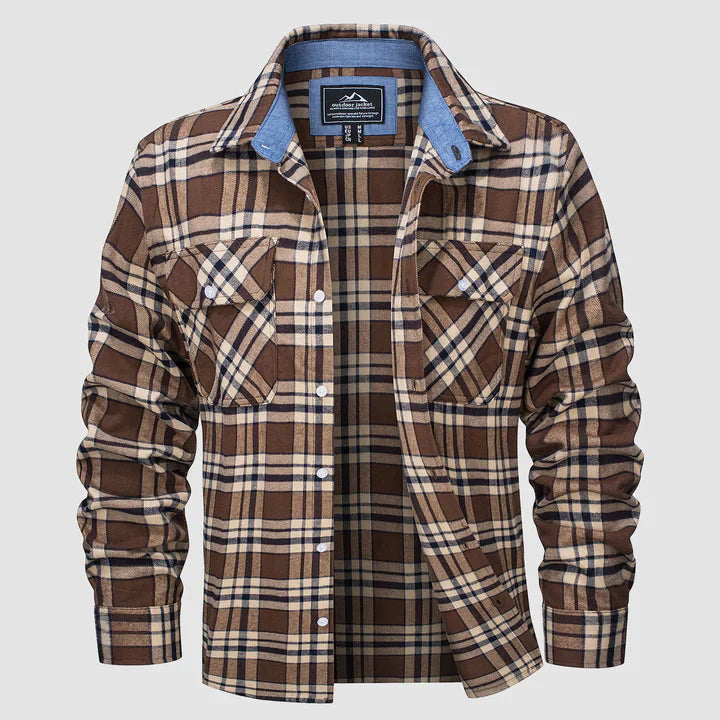 Variant image for Chemise Homme Flanelle Douce Élégante Confortable-9