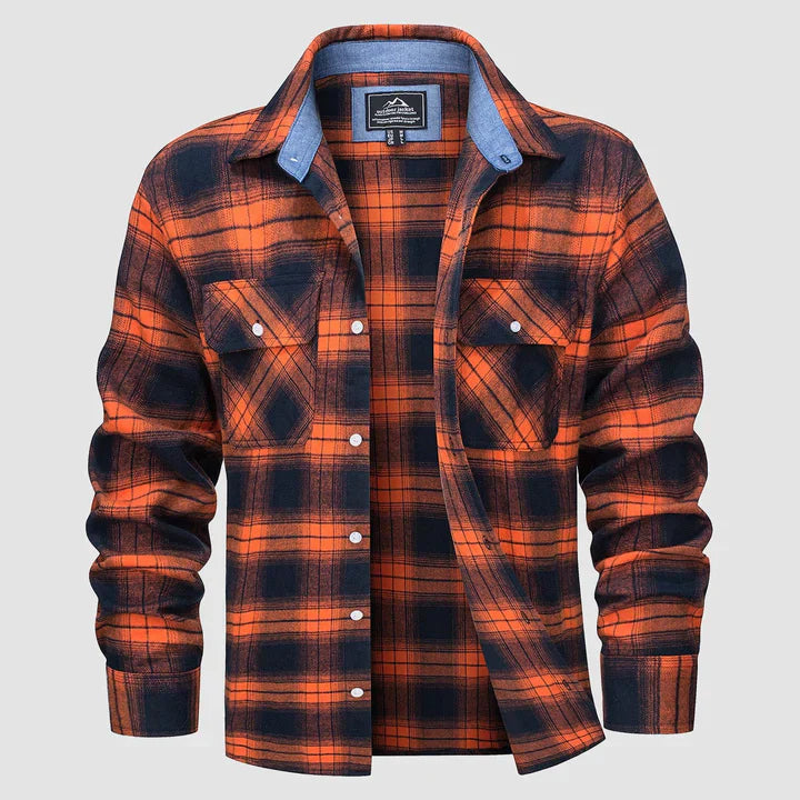 Variant image for Chemise Homme Flanelle Douce Élégante Confortable-17