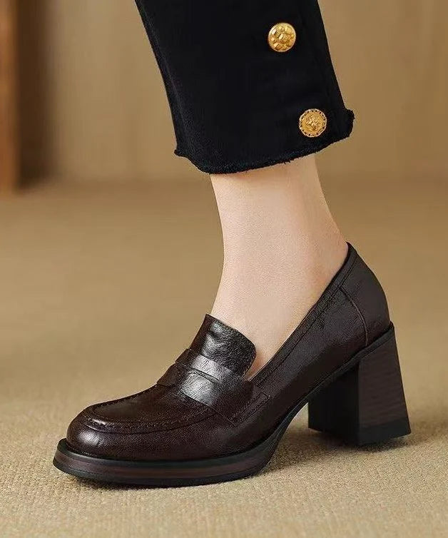 Mocassins Femme à Semelle Épaisse Confortables 0