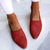 Mocassins Pour Femmes Tressés Talon Bas Casual 2