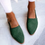 Mocassins Pour Femmes Tressés Talon Bas Casual 6