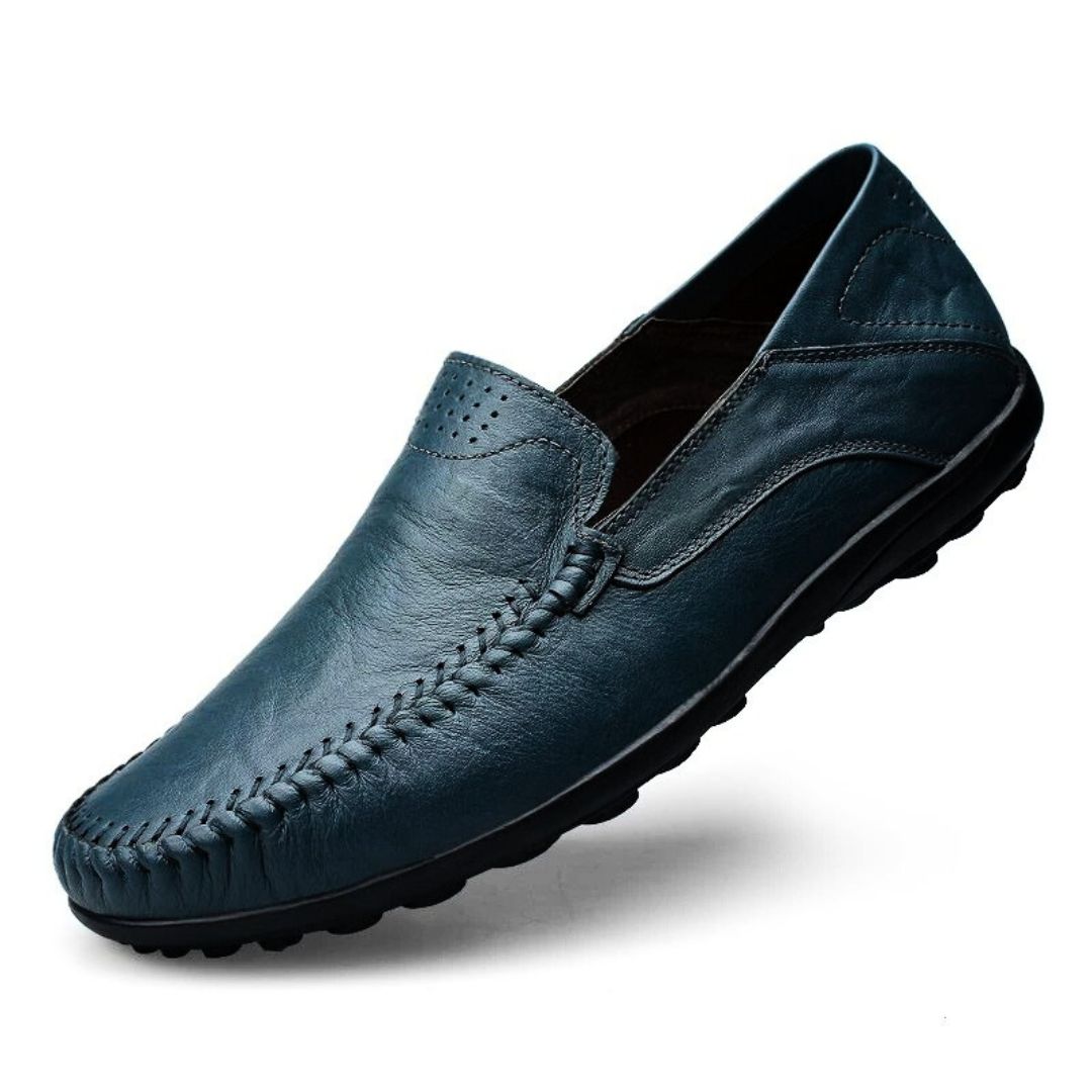 Mocassins Pour Hommes Cuir Décontractés Élégants 2
