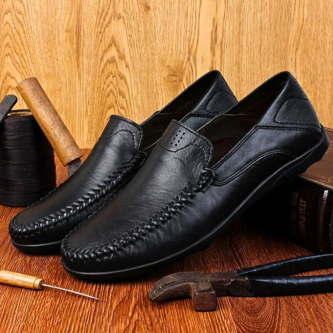 Mocassins Pour Hommes Cuir Décontractés Élégants 3