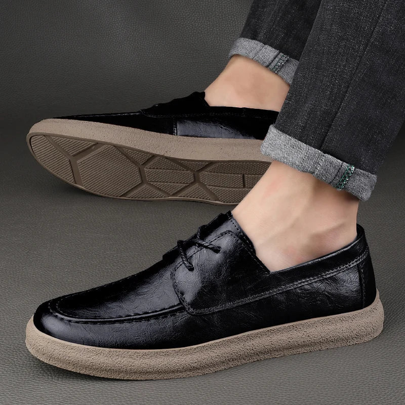 Mocassins à Lacets Ouverts pour Homme 8