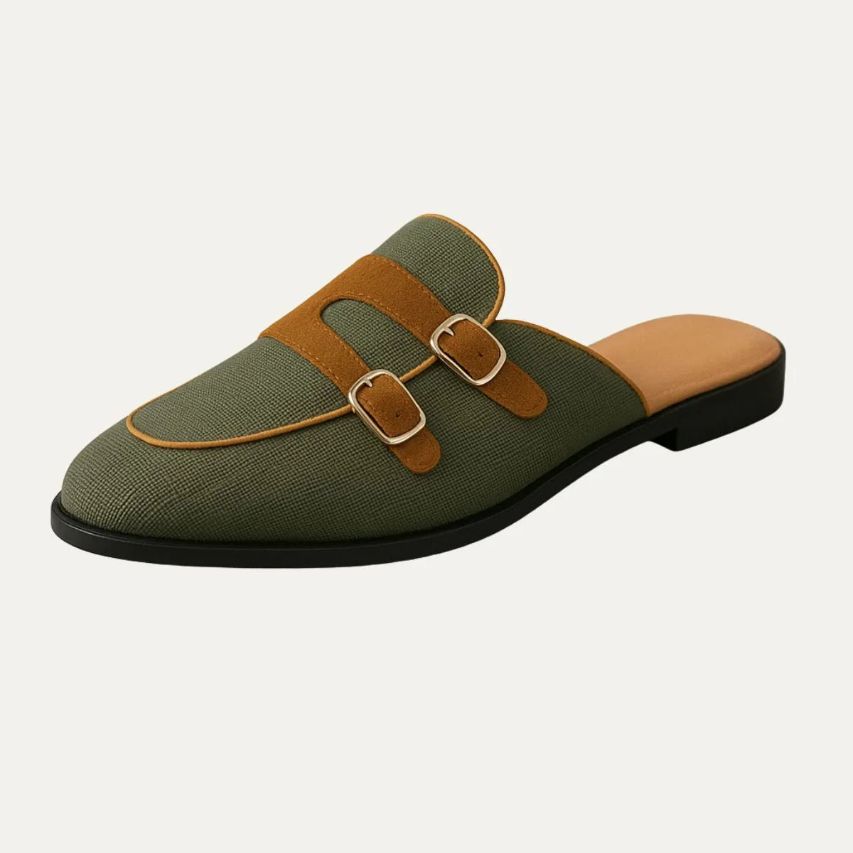 Mocassins à enfiler pour hommes en toile 1