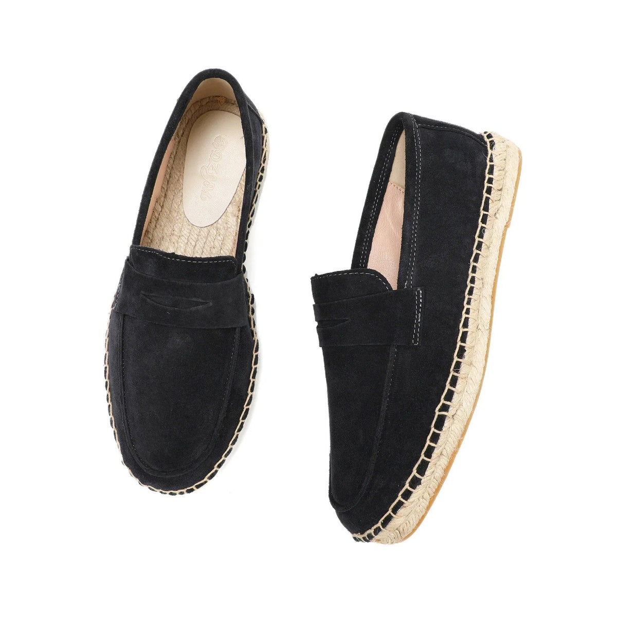 Mocassins à enfiler pour hommes style espadrilles 0