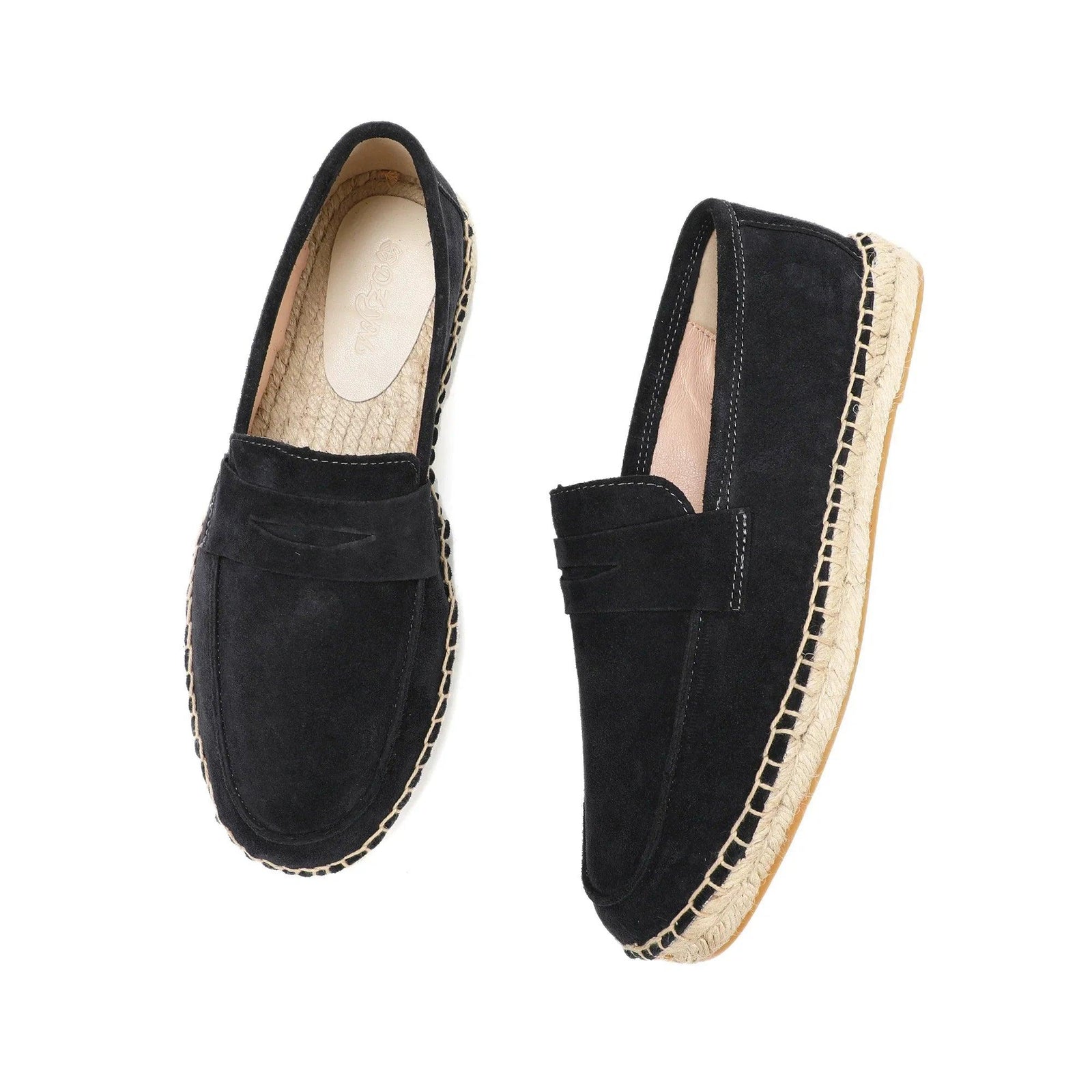 Mocassins à enfiler pour hommes style espadrilles 0