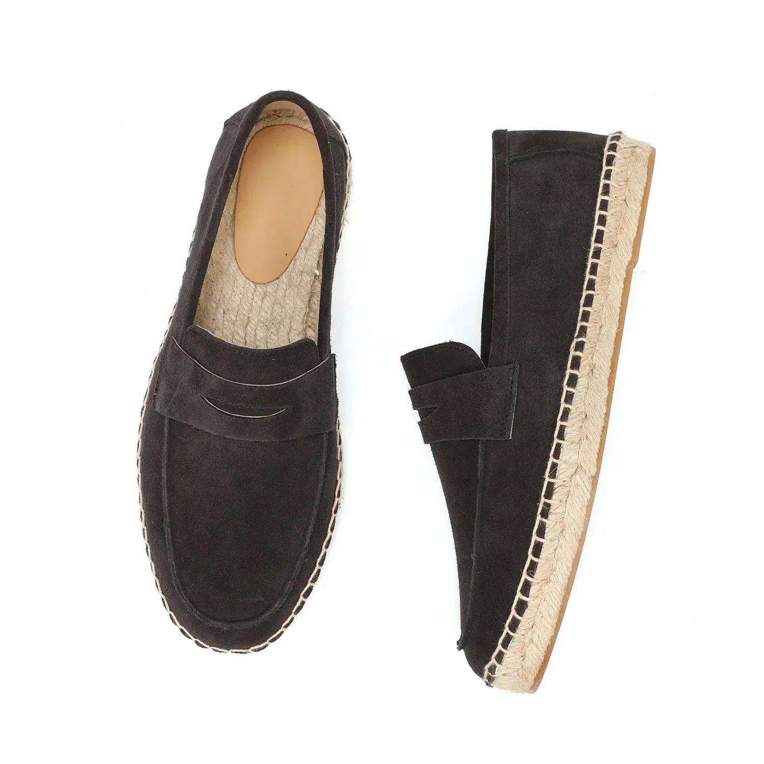 Mocassins à enfiler pour hommes style espadrilles 8