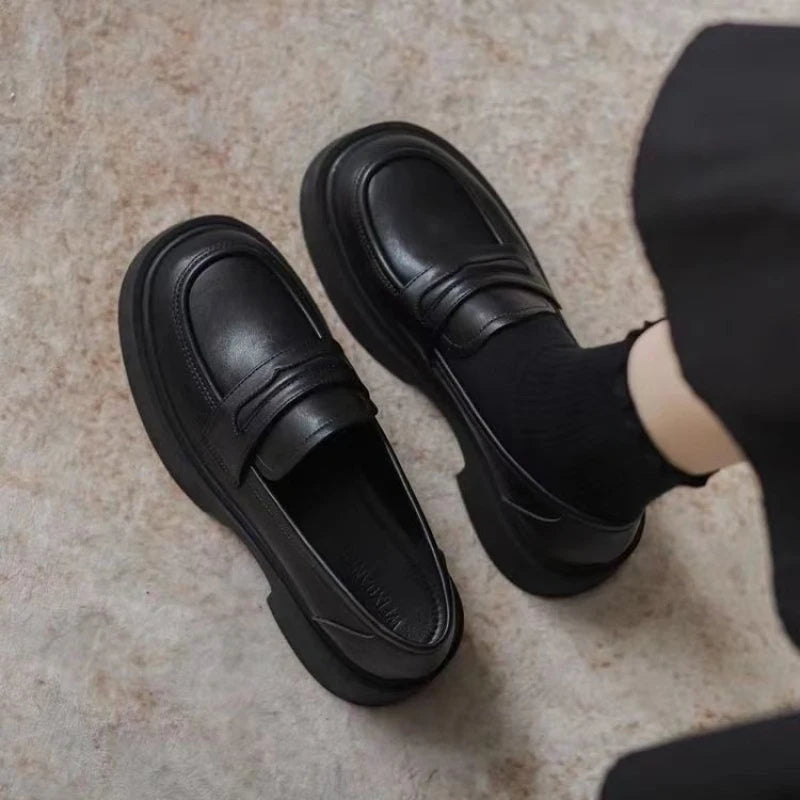 Mocassins à plateforme pour femmes à bout rond 2