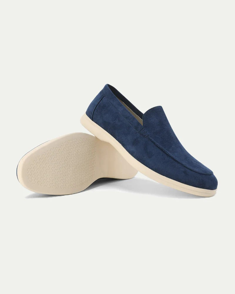 Mocassins pour Femmes en Suède Beige Confortables 5