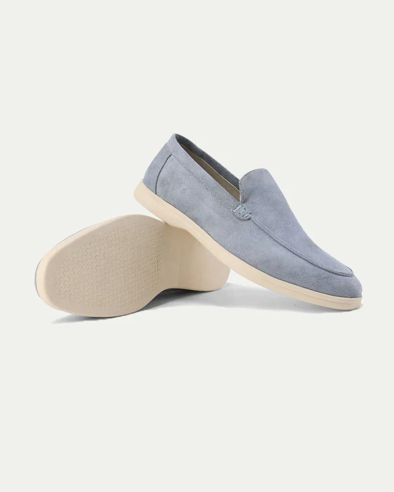 Mocassins pour Femmes en Suède Beige Confortables 6