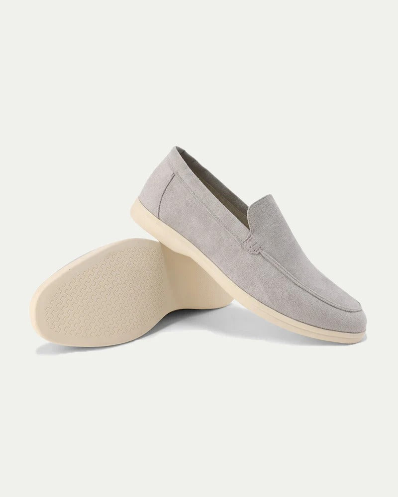 Mocassins pour Femmes en Suède Beige Confortables 7