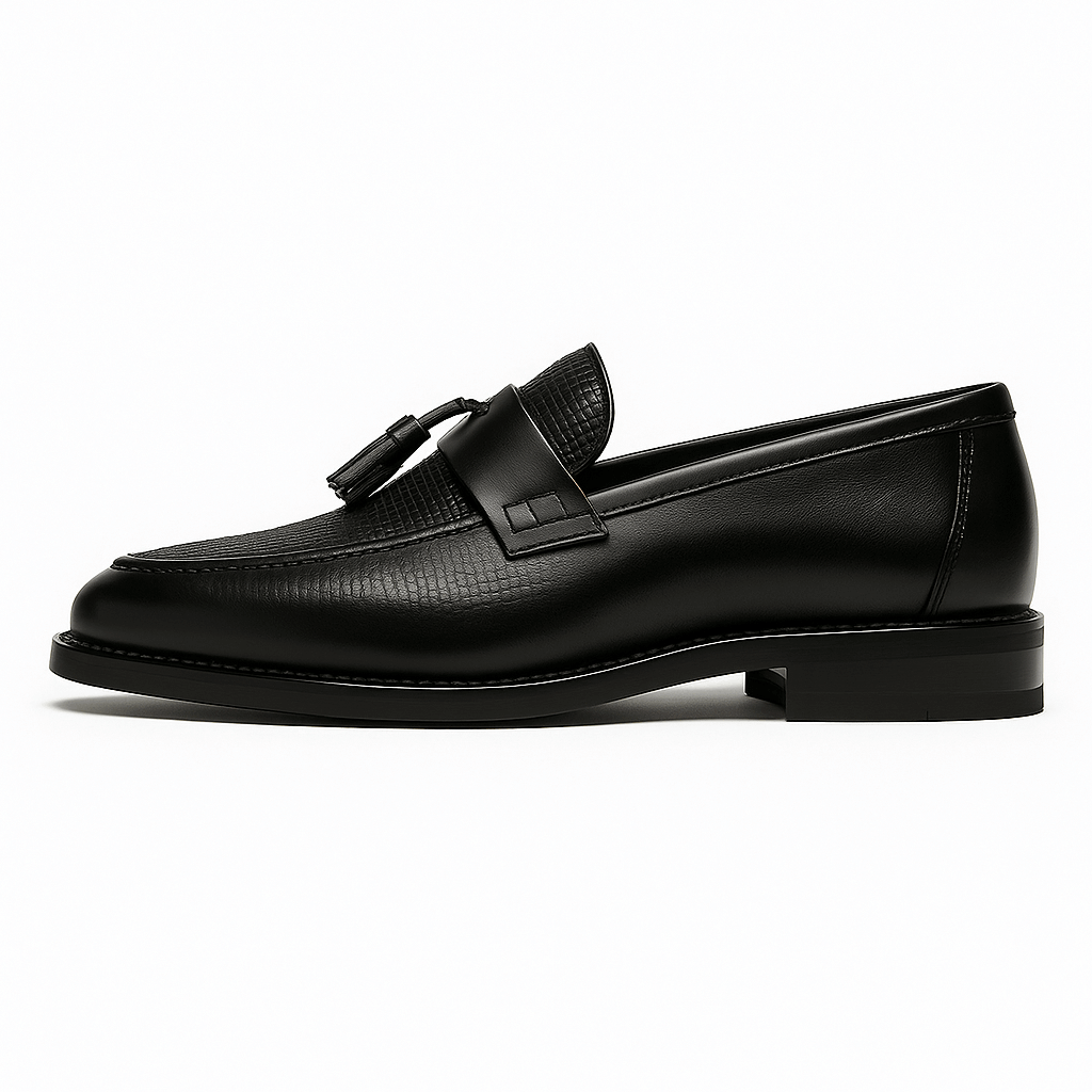 Mocassins pour Hommes Tissés en Cuir 1